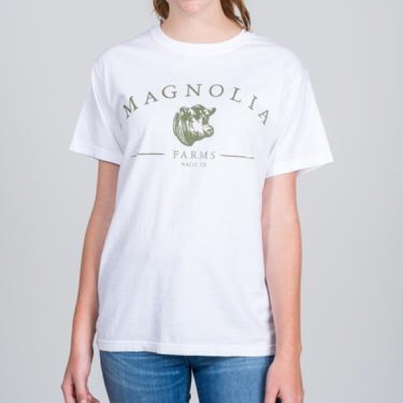 Hearth & Hand Tops - Joanna Gaines Magnolia Farms White T Shirt